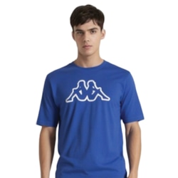 T-shirt męski Big Logo Kappa 709389 Błękitny M