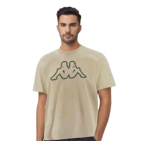 T-shirt męski Big Logo Kappa 709389 Beż M