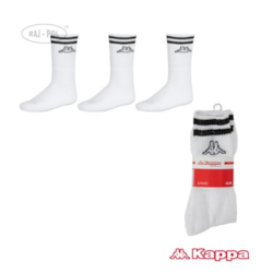 Kappa - Skarpetki Tennis Czarne Paski 39-42