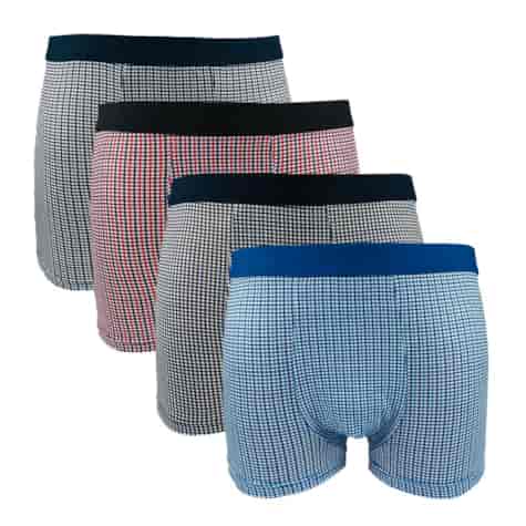 Bokserki męskie w kratkę Raj-Pol