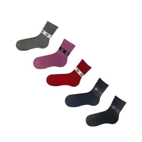 Skarpety damskie frotte z motywem świątecznym