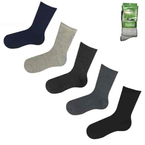 Skarpety garniturowe bambusowe D&A gładkie