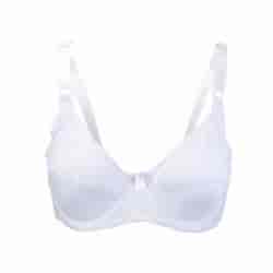 Biustonosz z siateczki biały miseczka  DD 