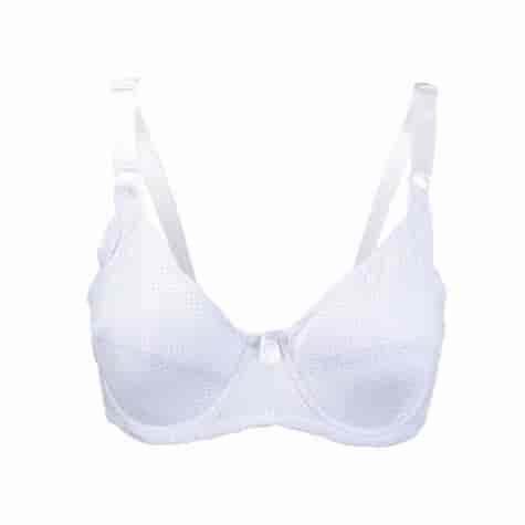 Biustonosz z siateczki biały miseczka  C 