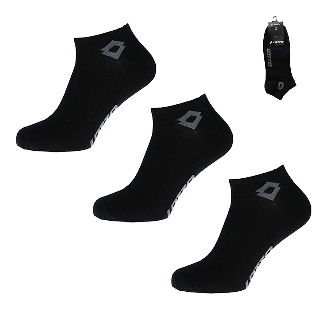 Stopki Lotto czarne VIKTOR black 43-46 3-PAK