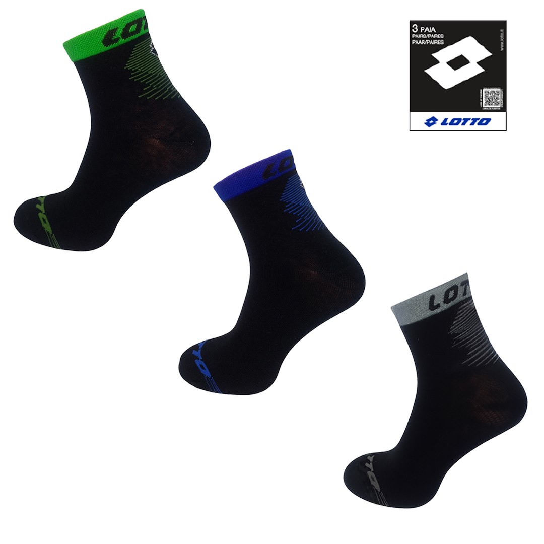 SKARPETY LOTTO BOB-8 MIX-2 3PAK 39-42