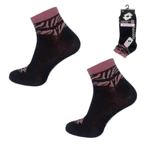 Skarpeta Lotto QUAD_11ASSRT ONESIZE BLACK 3 1-PAK