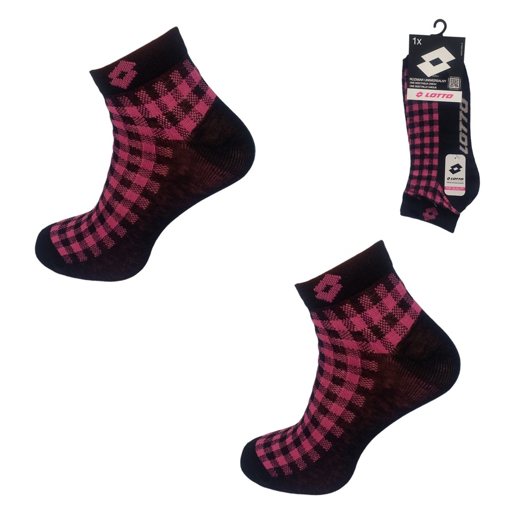 Skarpeta Lotto QUAD_12ASSRT ONESIZE BLACK 1 1-PAK