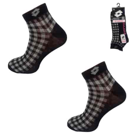 Skarpeta Lotto QUAD_12ASSRT ONESIZE BLACK 3 1-PAK