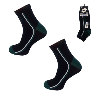 Skarpeta męska LOTTO BOB-4ASS BLACK 1 39-42 1PAK