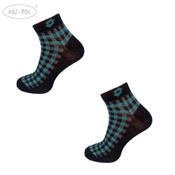 Skarpety Lotto QUAD_12 CZARNY-NIEBIESKI 35-38