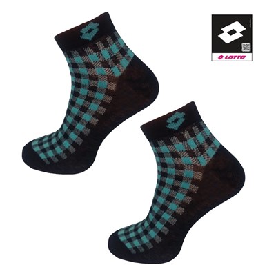 Skarpety Lotto QUAD_12 CZARNY-NIEBIESKI 35-38