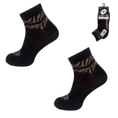 Skarpeta Lotto QUAD_11ASSRT ONESIZE BLACK 4 1-PAK