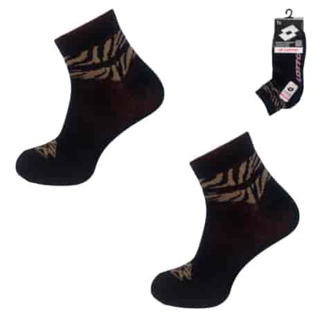 Skarpeta Lotto QUAD_11ASSRT ONESIZE BLACK 4 1-PAK