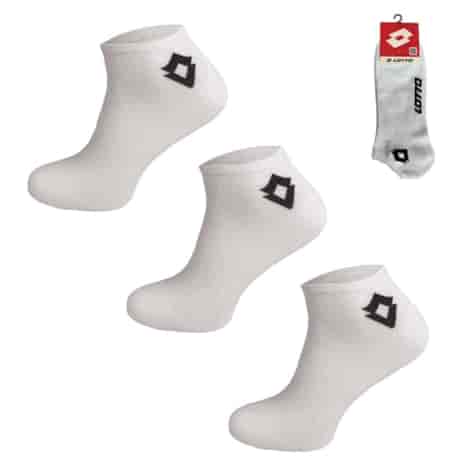 Stopki Lotto białe VIKTOR white 35/38 3-PAK