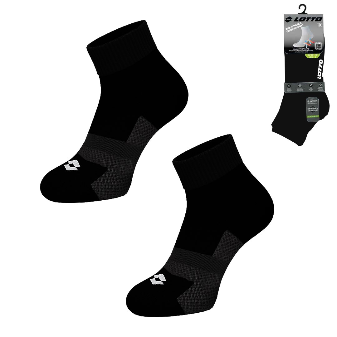 SKARPETY LOTTO FRESH CZARNY 35-38