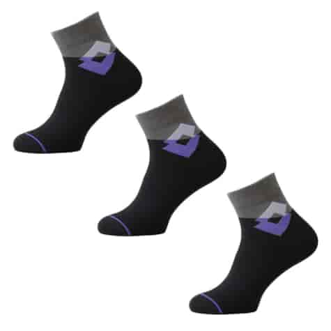 Skarpeta Lotto DRIFTING_W_1ASSRT ONESIZE BLACK