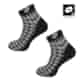 Skarpety Lotto QUAD_12 CZARNY-BIAŁY 39-42