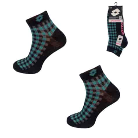 Skarpeta Lotto QUAD_12ASSRT ONESIZE BLACK 2 1-PAK