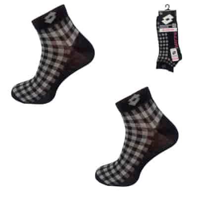 Skarpeta Lotto QUAD_12ASSRT ONESIZE BLACK 3 1-PAK