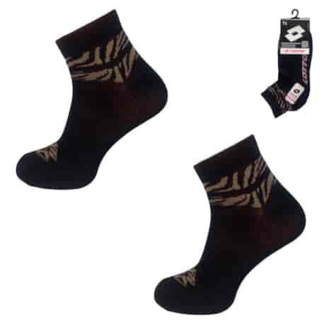 Skarpeta Lotto QUAD_11ASSRT ONESIZE BLACK 4 1-PAK