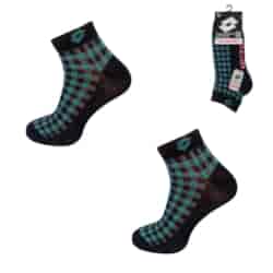 Skarpeta Lotto QUAD_12ASSRT ONESIZE BLACK 2 1-PAK