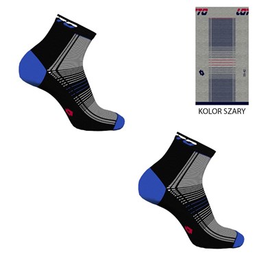 SKARPETY LOTTO BOB-3 SZARY 43-46