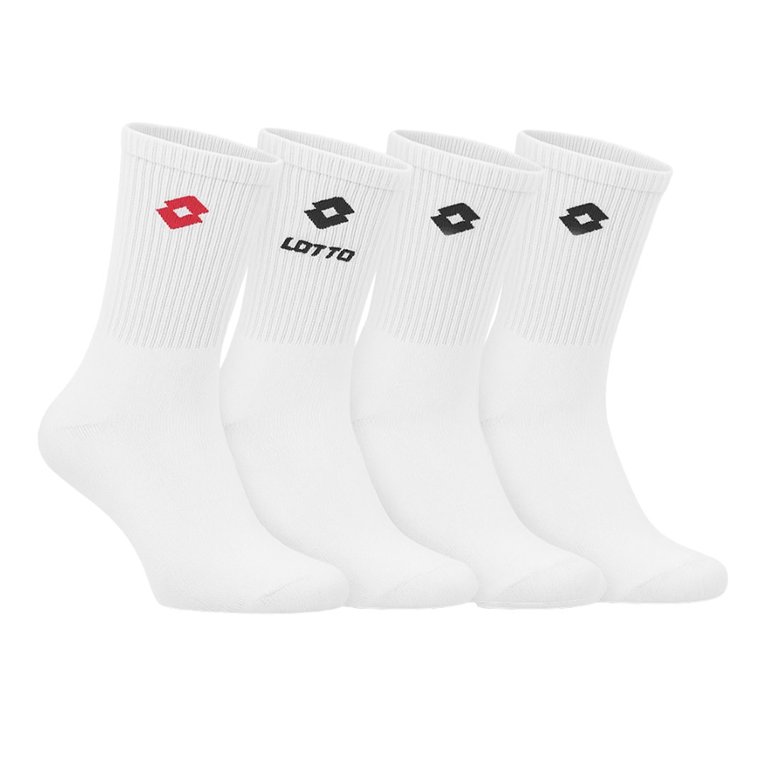 Skarpety DZIECIĘCE LOTTO TENNIS WHITE 4-PAK 27/30
