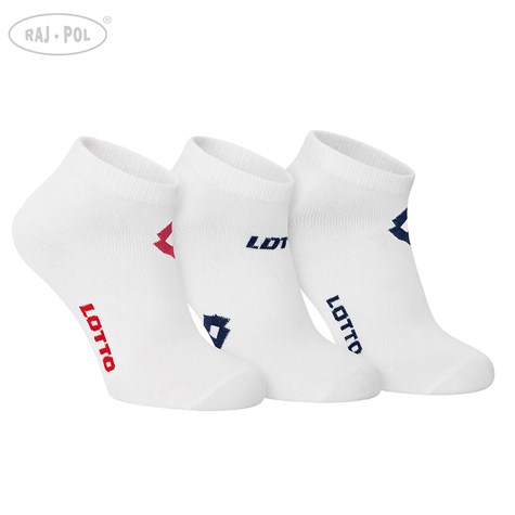 Stopki Lotto BR82 BIAŁA 31-34 3-PAK