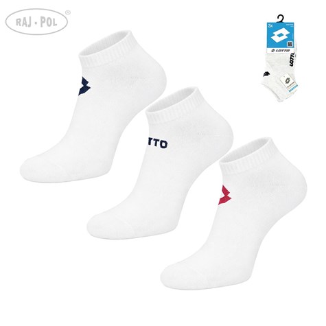 Stopki Lotto BR82 BIAŁA 35-38 3-PAK