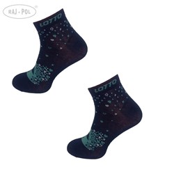 Skarpety Lotto QUAD_10 NIEBIESKI 35-38