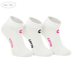 Stopki Lotto GR84 BIAŁA 31-34 3-PAK