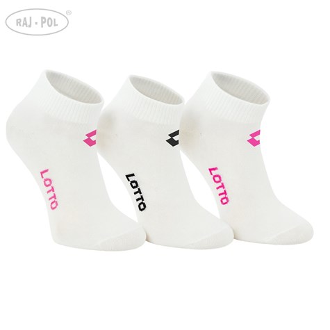 Stopki Lotto GR84 BIAŁA 31-34 3-PAK
