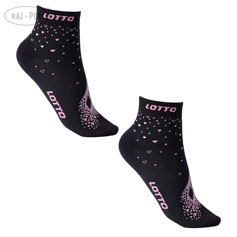 Skarpety Lotto QUAD_10 CZARNY 35-38
