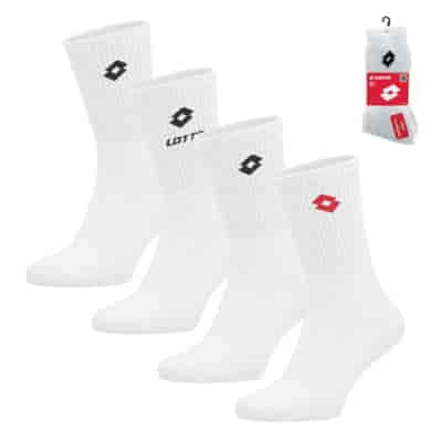 Skarpety DZIECIĘCE LOTTO TENNIS WHITE 4-PAK 31/34