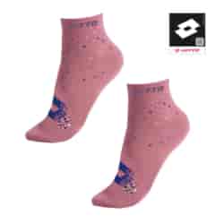 Skarpety Lotto QUAD_10 RÓŻ 35-38