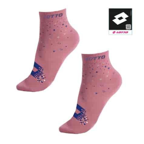 Skarpety Lotto QUAD_10 RÓŻ 39-42