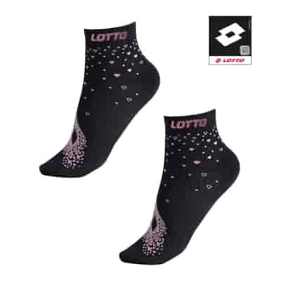 Skarpety Lotto QUAD_10 CZARNY 35-38