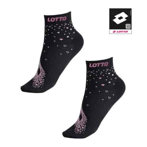 Skarpety Lotto QUAD_10 CZARNY 35-38