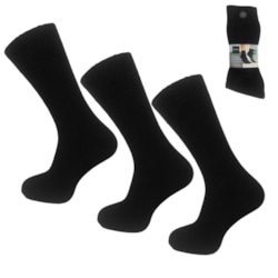 SKARPETA MĘSKA FROTTE CZARNA 39-42 3-PAK