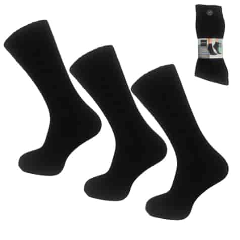 SKARPETA MĘSKA FROTTE CZARNA 43-46 3-PAK