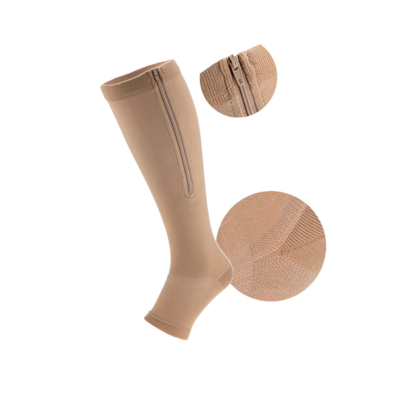 Przeciwżylakowe Z Zamkiem 2 Stopień - Jasny Beż M