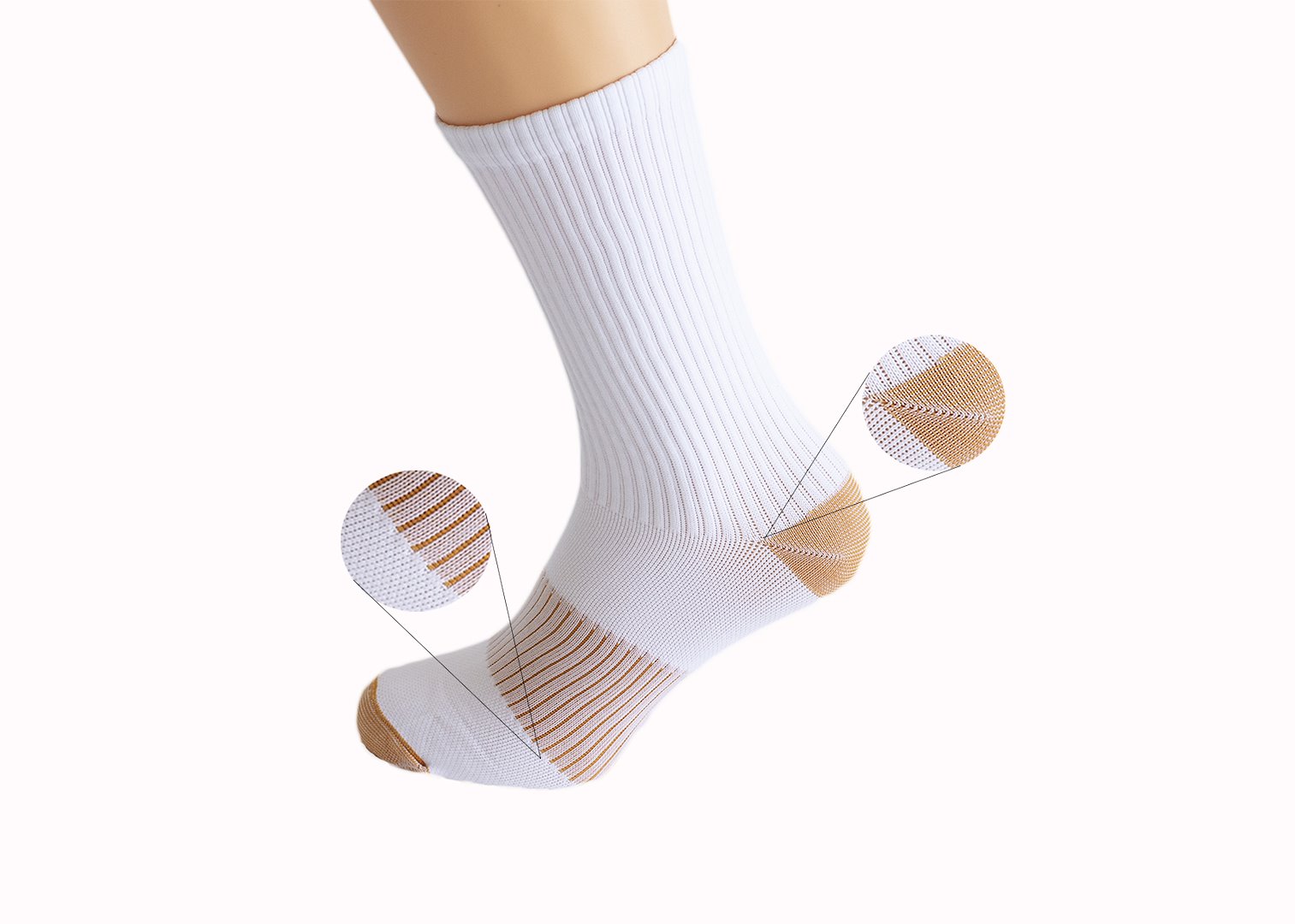 Skarpety z Miedzią Copper Fiber