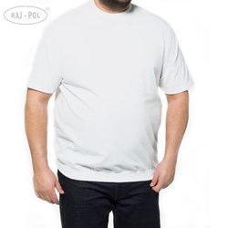 Męski T-shirt z krótkim rękawem Plus size