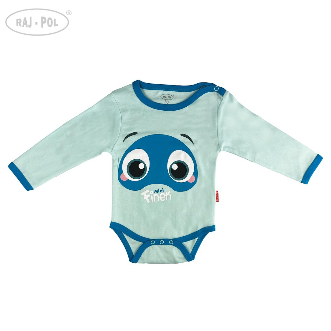 Body niemowlęce z długim rękawem FINEK 56