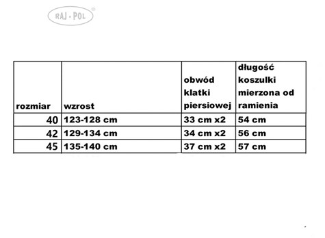 Podkoszulka chłopięca