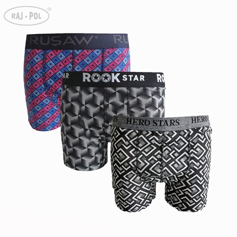 Bokserki męskie wzorowane PREMIUM