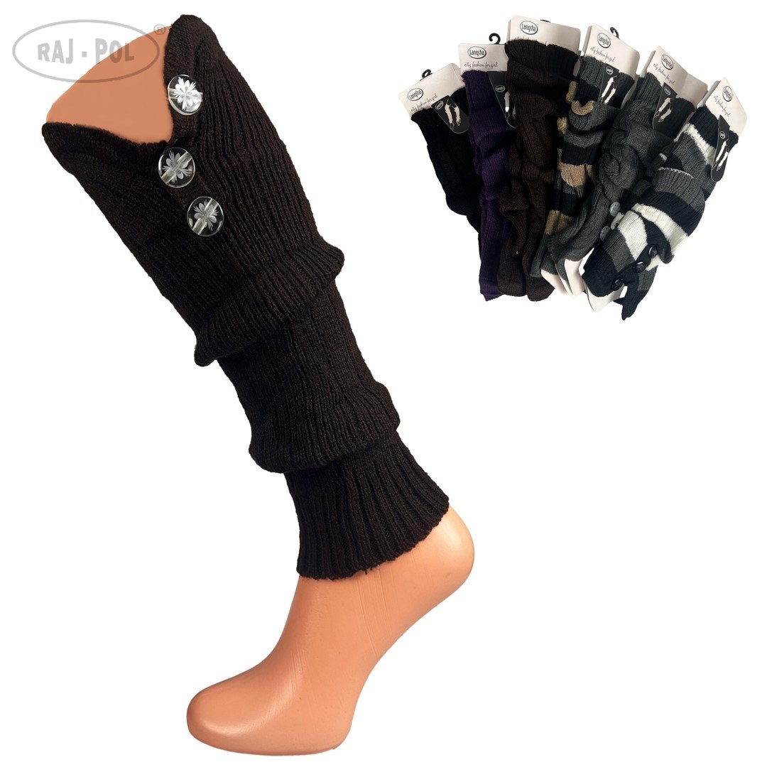 Damskie ocieplacze do nóg Leg Warmer 12+12 GRATIS!