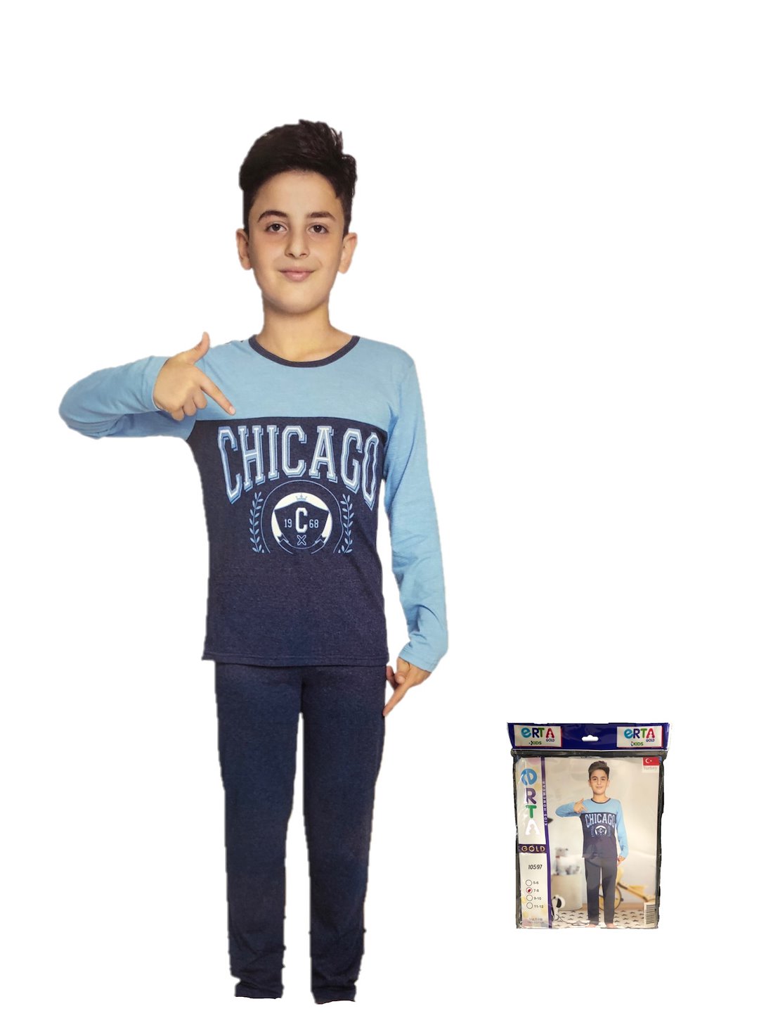 Piżama chłopięca Erta Gold