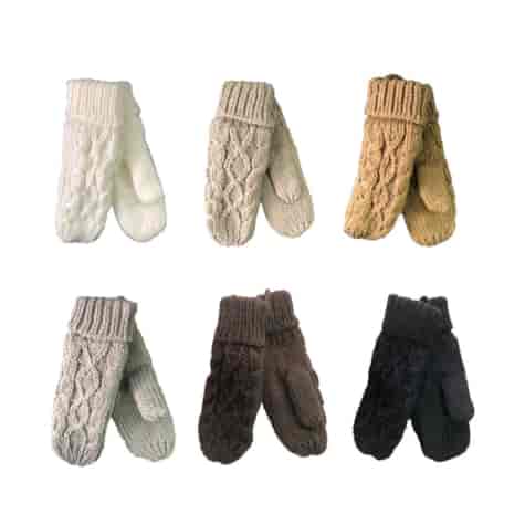 Rękawiczki damskie ocieplane Bravo